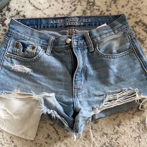 Ripped Jean shorts